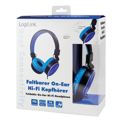 logilink-hs0049bl-auriculares-diadema-stereo-negro-azul