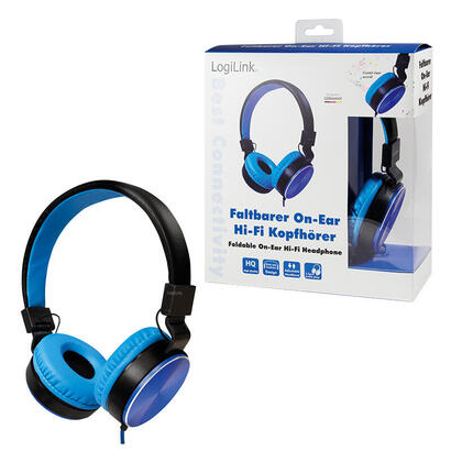 logilink-hs0049bl-auriculares-diadema-stereo-negro-azul