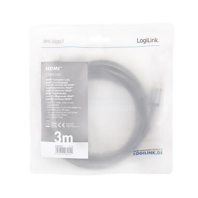 logilink-cha0102-cable-hdmi-am-to-am-4k60-hz-alu-blackgrey-3m