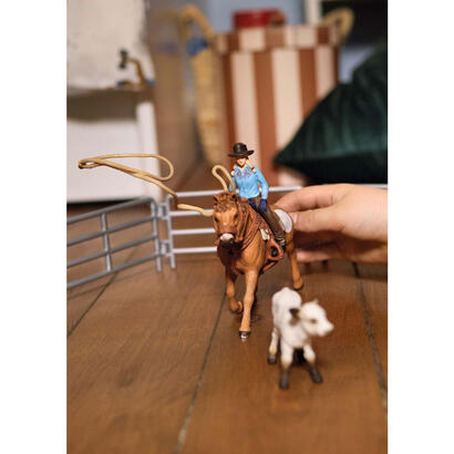 figura-de-juego-schleich-farm-world-team-roping-mit-cowgirl-spielfigur-42577