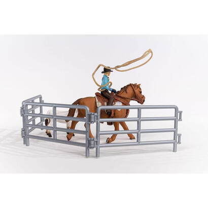 figura-de-juego-schleich-farm-world-team-roping-mit-cowgirl-spielfigur-42577