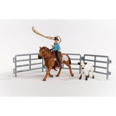 figura-de-juego-schleich-farm-world-team-roping-mit-cowgirl-spielfigur-42577