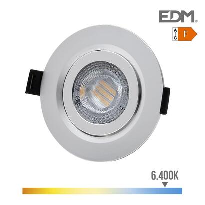 downlight-led-empotrar-9w-806lm-ra80-6400k-redondo-color-cromo-o9cm-edm