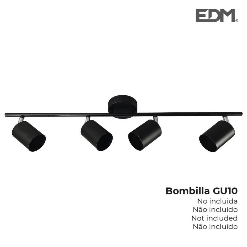 regleta-4-elementos-color-negro-gu-10-edm