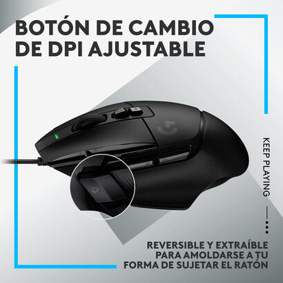 raton-logitech-g502-x-usb-negro-910-006139