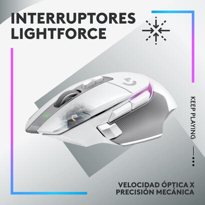 raton-inalambrico-logitech-g-g502-x-plus-lightspeed-rgb-gaming-25600-dpi-blanco