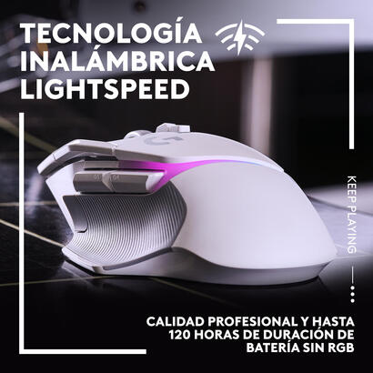 raton-inalambrico-logitech-g-g502-x-plus-lightspeed-rgb-gaming-25600-dpi-blanco