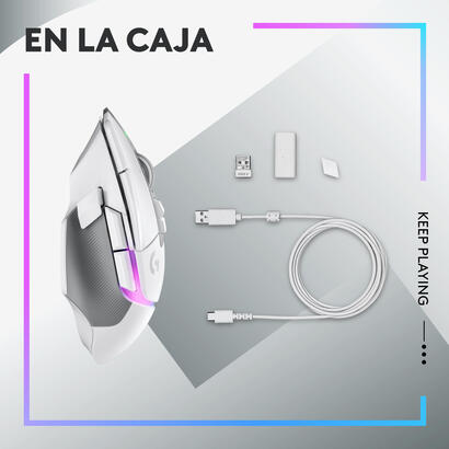 raton-inalambrico-logitech-g-g502-x-plus-lightspeed-rgb-gaming-25600-dpi-blanco