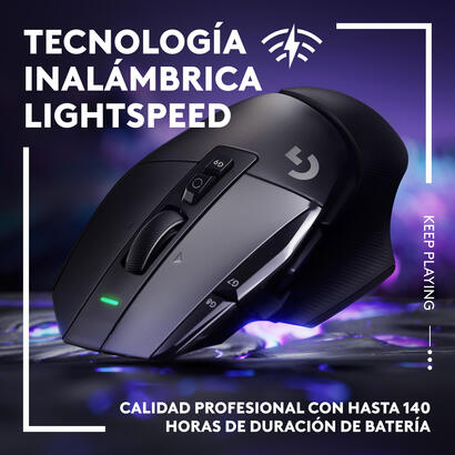 raton-logitech-g-g502-x-lightspeed-gaming-optico-inalambrico-25600ppp-negro