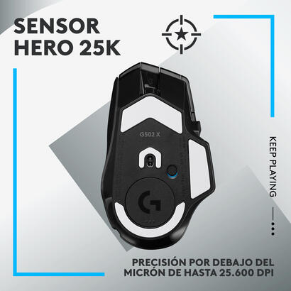 raton-logitech-g-g502-x-lightspeed-gaming-optico-inalambrico-25600ppp-negro