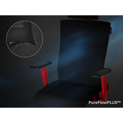 silla-gaming-genesis-astat-700-ergonomica-negraroja