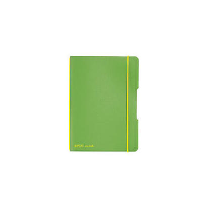 herlitz-11361540-cuaderno-y-block-a6-40-hojas-verde-amarillo