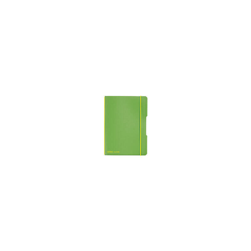 herlitz-11361540-cuaderno-y-block-a6-40-hojas-verde-amarillo