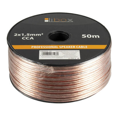 cable-de-altavoz-libox-lb0008-50-2x15mm-50m