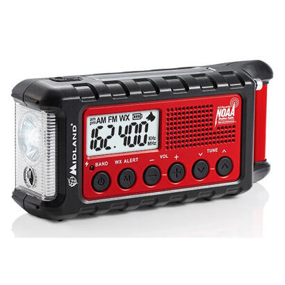 midland-29612-radio-portatil-analogica-negro-rojo