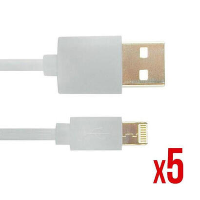 kit-5-unidades-cable-lighting-nortess-iphone-5-678-x-ipad-2-metros-color-blanco
