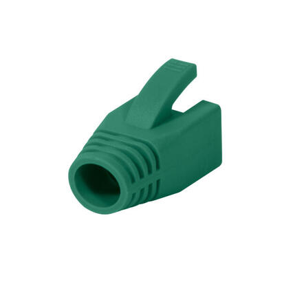 logilink-strain-relief-boot-80-mm-for-cat6-rj45-plugs-green