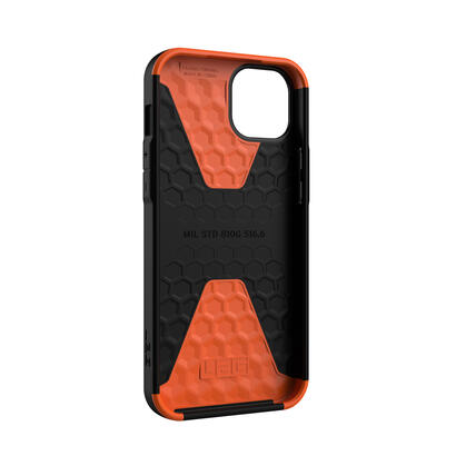 urban-armor-gear-civilian-funda-para-iphone-14-plus-17-cm-67-negro