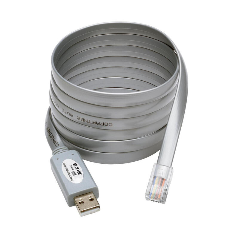 tripp-lite-u209-006-rj45-x-cable-rollover-usb-a-a-rj45-serial-mm-compatible-con-cisco-250-kbps-183-m-6-pies-gris