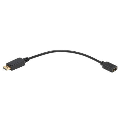 tripp-lite-p136-001-convertidor-adaptador-de-video-displayport-a-hdmi-hdcp-negro-mh-305-cm-1-pie-