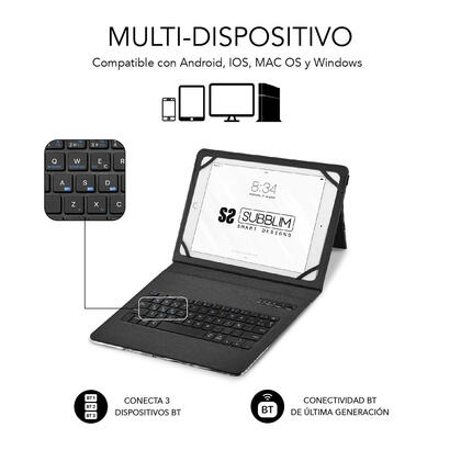 funda-teclado-tablet-keytab-pro-bt-marmol-azul-subblim