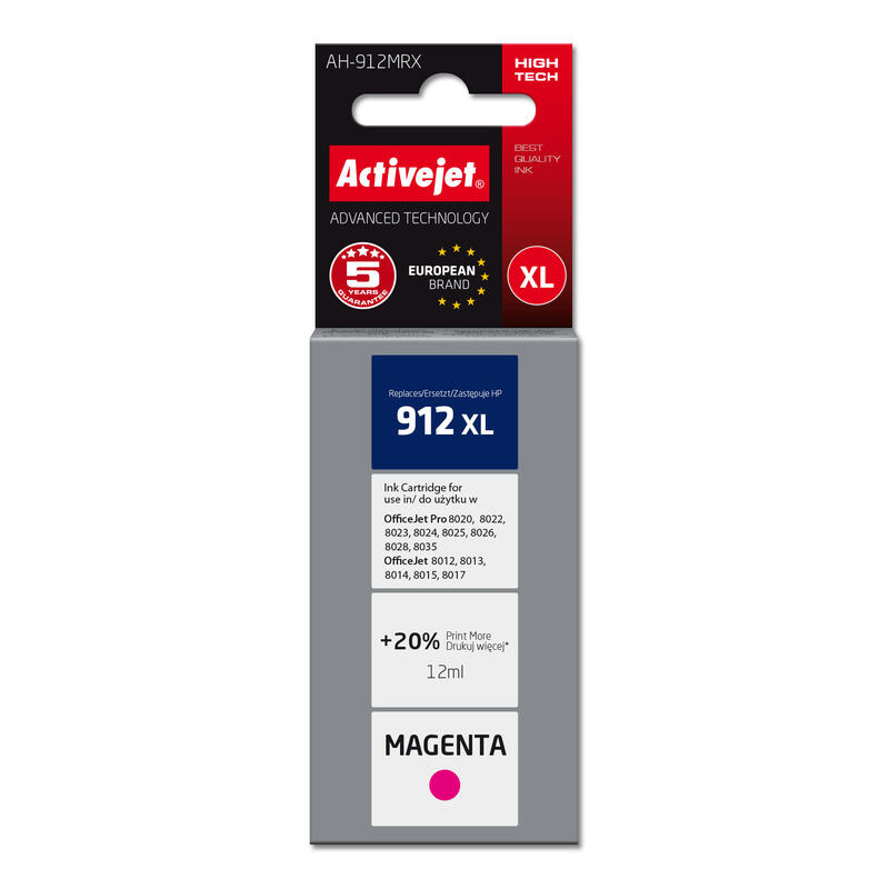 activejet-tinta-ah-912mrx-para-impresoras-hp-recambio-hp-912xl-3yl82ae-premium-990-paginas-purpura activejet-tinta-ah-912mrx-para-impresoras-hp-recambio-hp-912xl-3yl82ae-premium-990-paginas-purpura