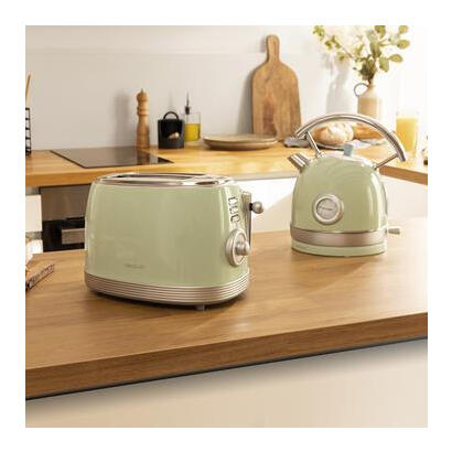 tostadora-vertical-cecotec-toast-and-taste-800-vintage-light-green