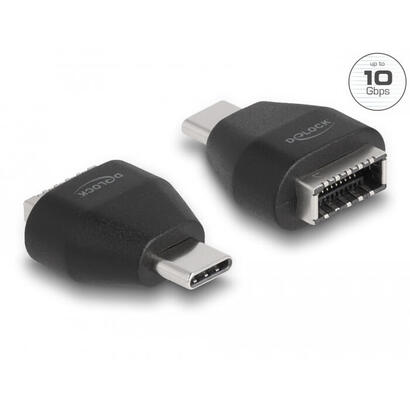 delock-adaptador-usb-type-c-macho-a-usb-32-clave-a-hembra-negro