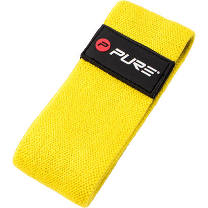 pure2improve-banda-de-resistencia-textil-ligera-45-kg-amarilla-100-poliester