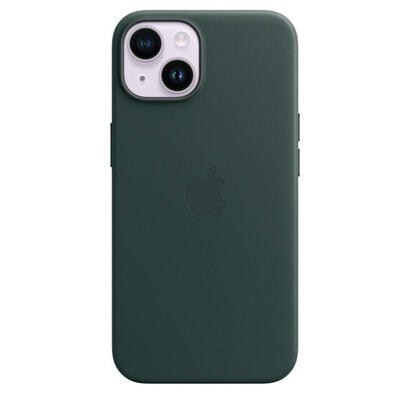 apple-funda-iphone-14-leather-case-con-magsafe-forest-green