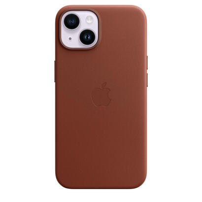 apple-funda-iphone-14-leather-case-con-magsafe-umber