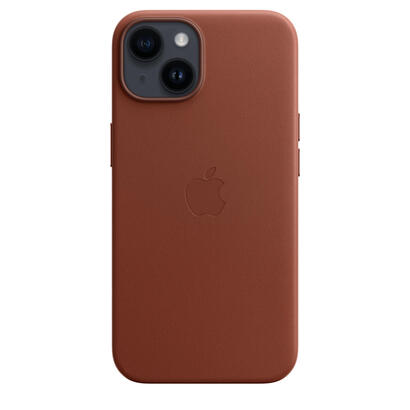 apple-funda-iphone-14-leather-case-con-magsafe-umber