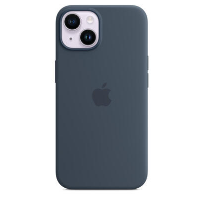 apple-funda-iphone-14-silicone-case-con-magsafe-storm-blue