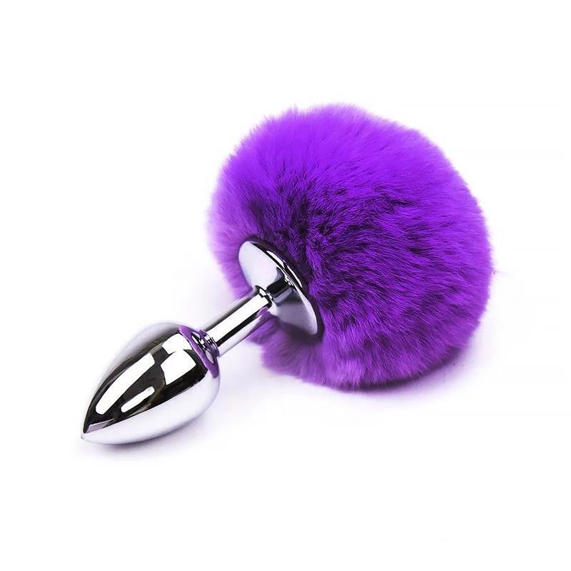 plug-anal-con-pompon-purpura-talla-s plug-anal-con-pompon-purpura-talla-s