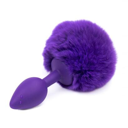 plug-anal-con-pompon-purpura-talla-s