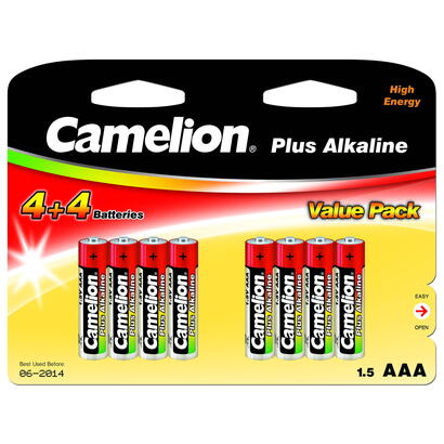 camelion-aaalr03-alcalina-plus-8-piezas