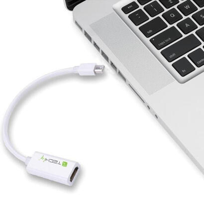 adaptador-techly-mini-displayport-hdmi-mf-blanco