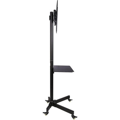 techly-ica-tr21-soporte-de-pie-para-pantalla-plana-1397-cm-55-soporte-de-suelo-con-ruedas-para-pantalla-plana-negro