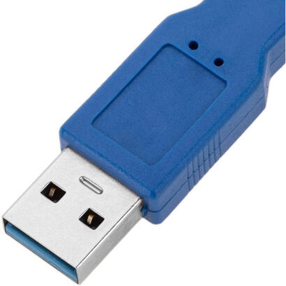 techly-05m-usb-30-a-mf-cable-usb-05-m-32-gen-1-31-gen-1-usb-a-azul