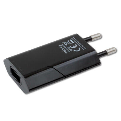 techly-100051-cargador-usb-techly-slim-230v-5v-1a-negro