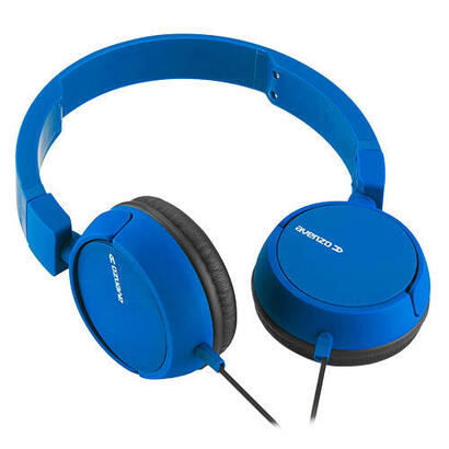 avenzo-auricular-dj-con-cable-azul