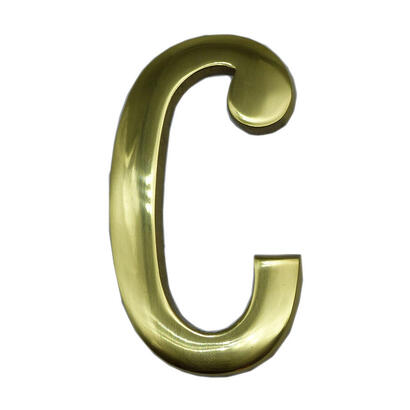 letra-c-laton-pulido-10cm-fijacion-invisible-edm
