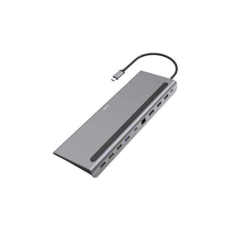 hama-connect2office-pro-usb-c-10-in-1-docking-station-usb-c-pd-power-usb-c-data-4x-usb-a-2x-hdmi-displayport-rj45-aluminium