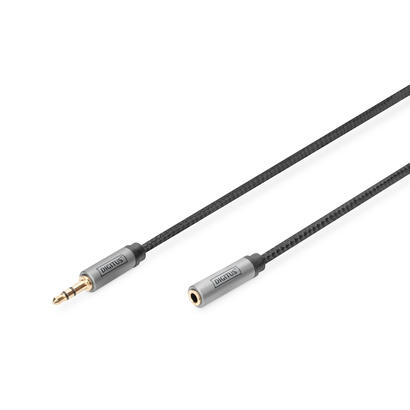 digitus-cable-audio-stereo-35mm-macho-a-hembra-aluminum-housing-gold-plated-nylon-jacket-18m