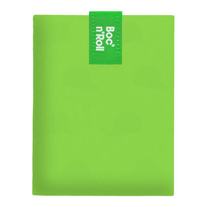 boc-n-roll-porta-bocadillos-reutilizable-essential-green-11x15cm