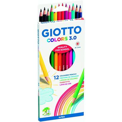 giotto-lapices-de-colores-colors-30-estuche-de-12
