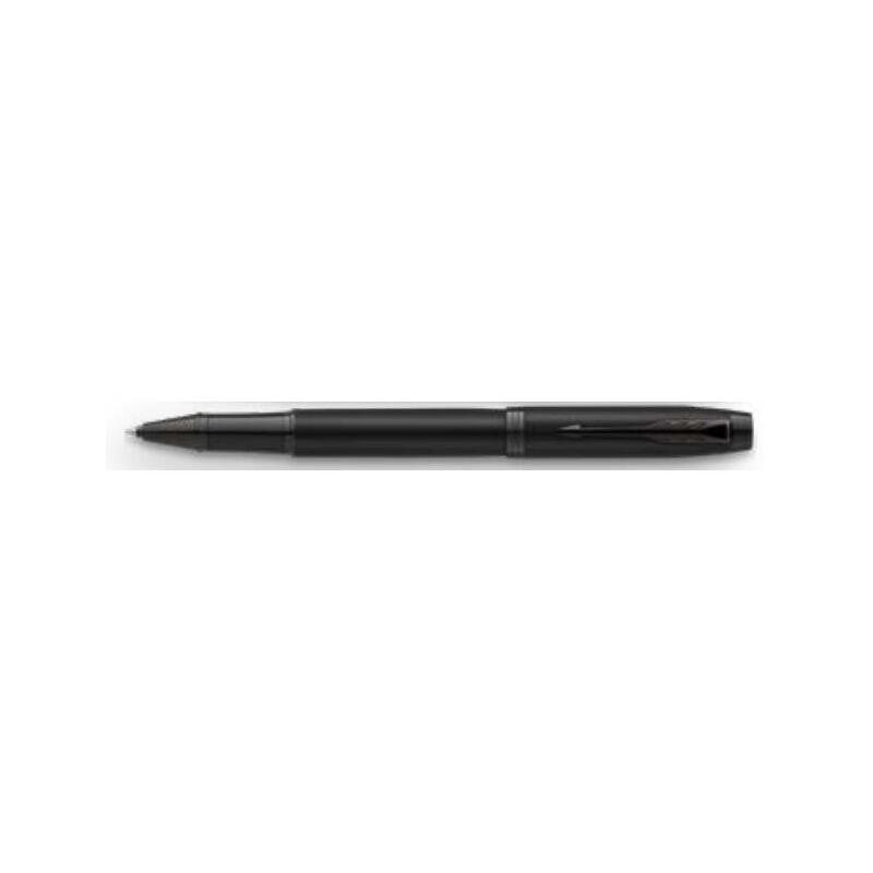 parker-im-boligrafo-roller-negro-mate-con-adornos-negros-punta-fina-con-recambio-de-tinta-negra-estuche-de-regalo