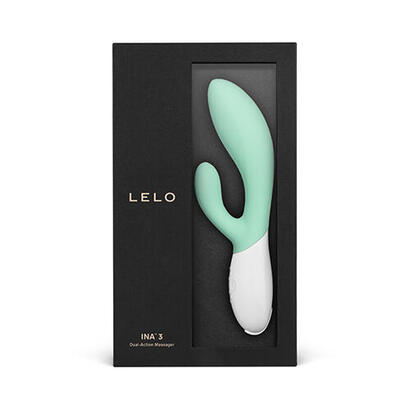 lelo-ina-3-verde-vibrador-rabbit-lujo-verde-agua