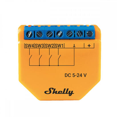 shelly-plus-i4-dc-alimentacion-del-rele-naranja