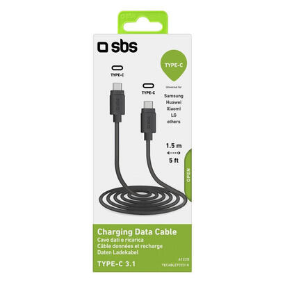 cable-datos-carga-sbs-usb-31-type-c-type-c-15mts